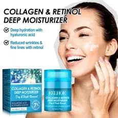 EELHOE Retinol Creme Hidratante Profundo Hidratante Hidratante Desbotamento Linhas Finas Firmador Pele Macia Creme Antir