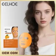 EELHOE VC Máscara Iluminadora Rica em VC Essence Hidratante Pele Suave Revelando Máscara Brilhante Fina e Mais Fina