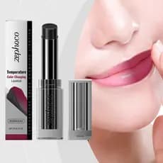 Zephoco Obsidian Mudança de Temperatura Batom Hidratante Suave Hidratante Fade Lip Lines Care Soft Lip Petal Batom
