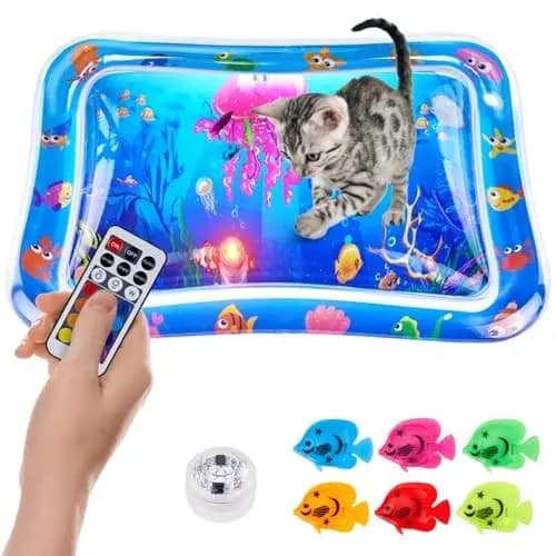 Pet Water Mat Cat Bed Brinquedos de gato mais espessos com mat de resfriamento à prova de água 3D Pet Mat CatBed