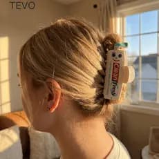 Garra De Cabelo Em Forma De Pasta De Dente TEVO , Clipe De Tubarão Acrílico Interessante De Design Bonito , Grampo De De