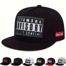 Trendy Snapback Hat - Fashionable Hip Hop Baseball Cap for Men and Women, Lightweight Sun Protection**&-