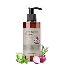 Shampoo de Hidrolato de Cebola com Alecrim e Biotina, para Cabelos Mais Fortes, Cheios e Espessos, Shampoo para Crescime