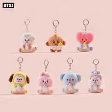 BT21 BTS Boneca de pelúcia Série Mamilo Boneca de pelúcia bts Boneca de pelúcia Chaveiro Pingente