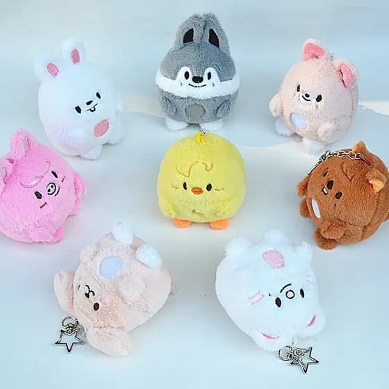 KPOP skzoo Chaveiro Boneca de pelúcia skzoo Boneca de pelúcia