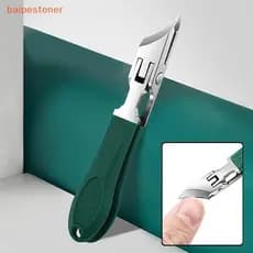 [baipestoner] Cortador De Unhas Pontiagudo Anti Respingo Para Boca Inclinada , Grande Diagonal Afiada , Tesoura Ranhuras