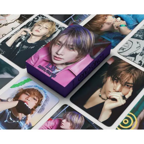 Kpop 55 Pçs/Set Stray Kids ATE In Solo Lomo Cartões Meninos Photocards Straykids Cartão Fotográfico Postal Para Coleção