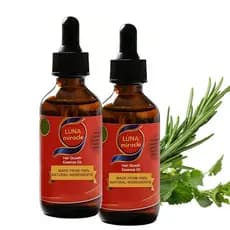 Óleo Miracle Luna, Sérum, Óleo Essencial Natural para Densidade Capilar, Óleo Fortificante para Cabelos Frizados e Danif
