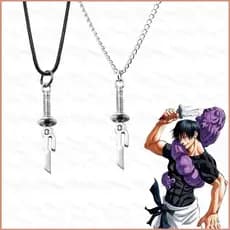 Colar JUJUTSU KAISEN Anime Pingente Corrente Pescoço Touji Fushiguro Cosplay Acessórios De Moda