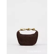 Bolsa Feminina Transfronteiriça da Marca Z 2025. Nova Bolsa de Ombro Único com Alça de Metal Mini Crossbody com Zíper Mo
