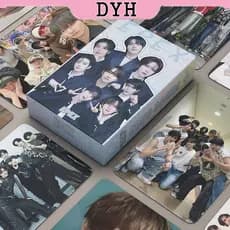 50 Pçs/Caixa EPEX Cartão Laser Photocard Holograma LOMO KPOP Álbum
