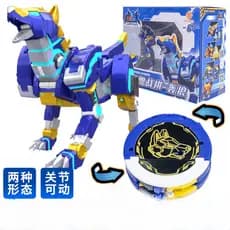 Besta Blindada 2 Equipe Super dimensional Lion Tooth Battle Robô Deformado Criança Brinquedo Menino Kai Beast Presente