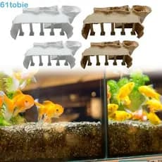 Túnel De Caverna De Aquário TOBIE , Portas De Visualização , Simulada Para Tanque De Peixes , Casa Escondida De Camarão