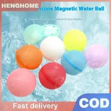[HENGHOME] 3/6/12 Unidades Balão De Água Recarregável Preenchimento Rápido Bolas De Respingos Autovedantes Para Crianças