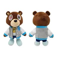 30cm Kawaii Kanye Dropout Urso De Pelúcia Brinquedos West Graduação Macio Recheado Decoração Do Quarto Casa Presente Ani