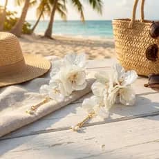 BELLA-Bee Branco Sereia Vieira Flor Multi-Camada Borla Brincos De Luxo Elegante High-End Jóias Para Mulheres Na Moda Nov