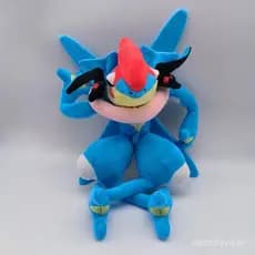 Brinquedo de Pelúcia Greninja de 30cm, Boneco de Desenho Animado do Pokémon Froakie Evoluindo em Sapo Ninja, Presentes