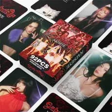 Álbum KATSEYE Gabriela Lomo Cartão Photocard Postal 60pcs + 32pcs Adesivo
