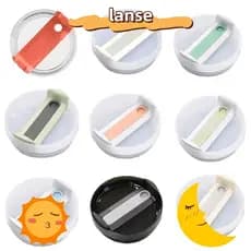 LANSEL 1 Peça De Tampa De Garrafa , Tumber Para Copo Staney 40Oz , Tampas De Plástico Multicoloridas À Prova De Respingo