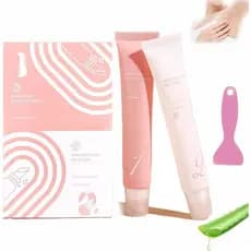 Removedor de Pelos Faciais Aurlux - Kit de Remoção Instantânea de Pelos (rosa (2 peças))