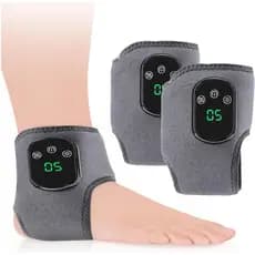 Massageador para os Pés Foot Revive para Neuropatia, Portátil, Recarregável por USB, Sem Fio, Com Aquecimento, para Conf