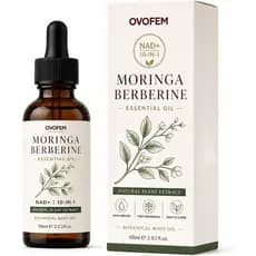 Óleo de Berberina de Moringa Ovofem - Óleo Essencial Diário para Mulheres, 60ML (1 UNIDADE)