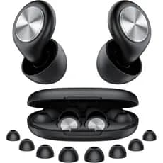 Protetores Auriculares para Dormir com Cancelamento de Ruído -45dB, Protetores Auriculares de Silicone Macios e Reutiliz