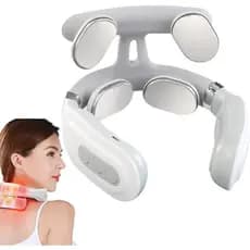 Massageador de Pescoço Vitality Magic Pro 2.0 - Massageador de Pescoço Aprimorado [4 Cabeças Aquecidas] [6 Modos de Mass