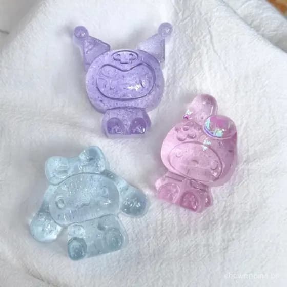 Brinquedo de Pelúcia Sanrio Fofo Kuromi My Melody Cinnamoroll Alívio de Estresse Brinquedo Infantil aopoimy