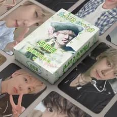 50pcs/box EXO BAEKHYUN Cartões Laser Fotográficos LOMO Card KPOP Álbum
