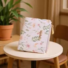 Carteira curta feminina, elegante e de alta qualidade, porta-cartões feminino para estudantes, carteira feminina estampa