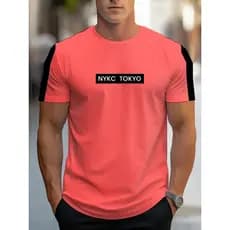 camiseta masculina manga curta NYCK