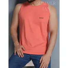 regata camiseta masculina Algodão lisa básico BOOZ P M G GG G1 G2 G3