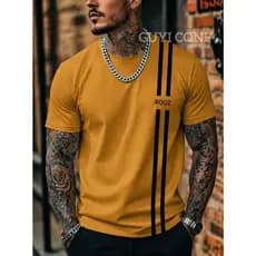 Camiseta masculino manga curta listra BOOZ P M G GG G1 G2 G3