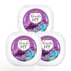 [60 cápsulas] Cápsulas de lavanderia Fresh HY 4 em 1 (60 cápsulas) / Cápsulas de detergente líquido para lavanderia Fres