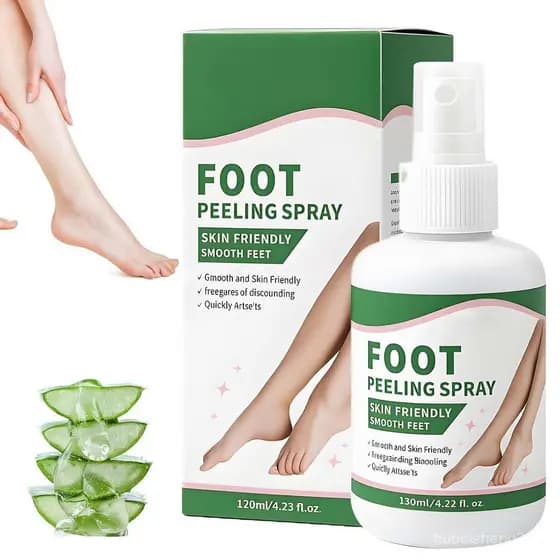 Spray Esfoliante Instantâneo para os Pés, Esfoliante para Pedicure, para Calcanhares Rachados e Ásperos, Pele Seca dos D
