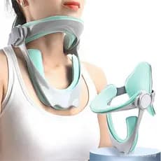 Kindaro 360. °           Dispositivo ajustável de suporte para o pescoço para correção de postura, macio e flexível A98D