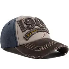 Boné Bico de Pato Bordado de 1962 para Homens, Dia da Independência da Jamaica, Denim Lavado, Boné de Beisebol Vintage S