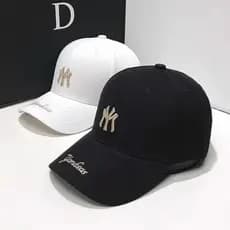 Novo boné de beisebol feminino para o verão, protetor solar e respirável, boné com letras bordadas em estilo coreano, bo