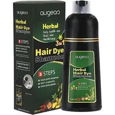 Shampoo Escurecedor de Cabelo em 10 Minutos, 500ml, Shampoo para Cabelos Pretos, Shampoo para Reverter Cabelos Brancos,