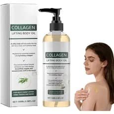 Óleo Corporal Firmador com Colágeno, Óleo de Colágeno para Firmeza da Pele, Óleo Anticelulite, Óleo Corporal Firmador Má