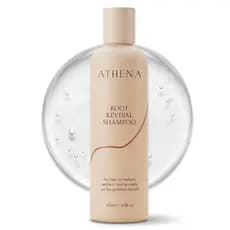Shampoo Athena Root Revival, Shampoo para Cabelos Ralos - Nutre o Couro Cabeludo e Reduz a Quebra, 6.8 Fl.Oz (1 unidade)