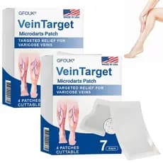 GFOUK Veintarget Microdarts Patch, Vein Target Microdarts Patch, Alivia o Desconforto nas Pernas, Hidrata e Umecta Efica
