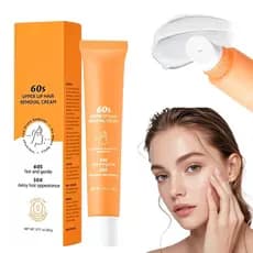 Creme Depilatório para Mulheres, Novo Creme Suave para Remoção de Pelos Faciais 2025 com Espátula, Removedor de Pelos In