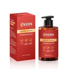 Sabonete Líquido Corporal, Sabonete Corporal Santal, Sabonete Líquido Corporal com Feromônios para Homens, Pele Suave, E