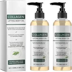 Óleo de Massagem Anticelulite 2026, 100% Óleos Essenciais Naturais com Colágeno e Girassol, Hidrata e Cuida da Pele para