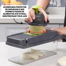 Cortador de Legumes Manual Fatiador Multifuncional Cortador Ralador Legumes Verdura Frutas Alimentos