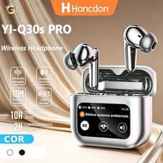 Hancdon Q30 TWS SmartTouchTela Reduction ReductionBluetoothHeadset Ipx5 Bluetooth a provad'agua 5.4HIFI