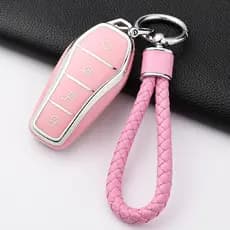 Nova capa protetora de chave de carro em TPU, adequada para os modelos BYD Song Plus, Atto 3, Han EV, Tang DM, Qin, Seal