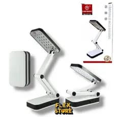 Luminária Dobrável de Mesa LED Recarregável KAPBOM KA-T1711 Portátil Articulada para Estudo e Leitura